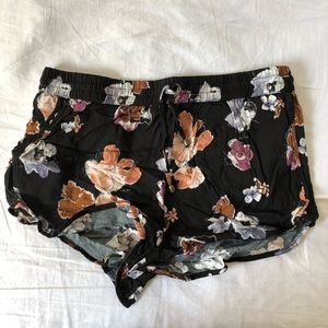 Forever 21 Floral Runner Shorts
